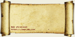 Sara Isaković vizit kartica